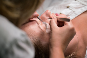 Obraz premium Woman Eye with Long Eyelashes