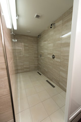 Interior Of A Shower Room