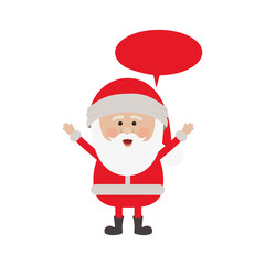 santa claus cartoon icon image vector illustration design 