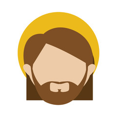 saint joseph icon image vector illustration  design