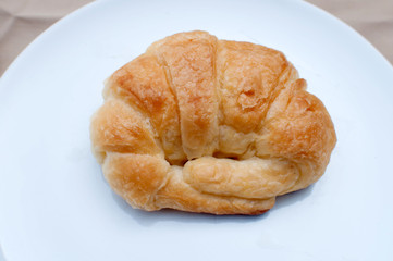 Fresh and tasty croissant