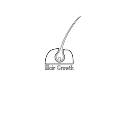 Structure graphics of hair