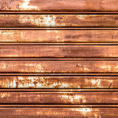 Old rusty shutter
