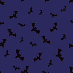 Halloween pattern with bats.