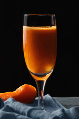 Pumpkin juice closeup