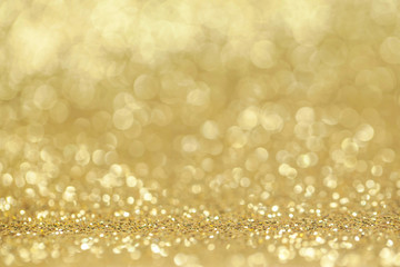 Abstract golden glitter background