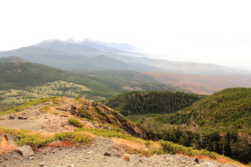 八ヶ岳北横岳山頂からの景色