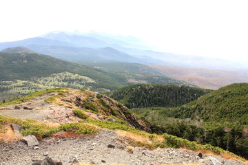 八ヶ岳北横岳山頂からの景色