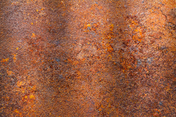 Rusty metal texture or rusty metal background. Grunge retro vintage of rusty metal plate for design with copy space for text or image.