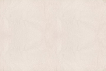 Recycled crumpled light brown paper texture or paper background for design with copy space for text or image.