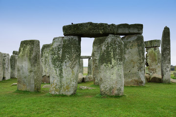 Naklejka premium Stonehenge. Neolithic and Bronze Age monuments in England. 