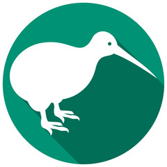 kiwi bird flat icon