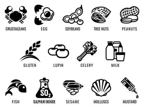 Food Allergen Icons