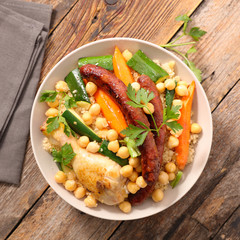 couscous with chicken and sausage