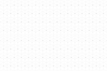 Geometric abstract pattern with connected line and dots. Graphic seamless background connectivity. Modern stylish polygonal backdrop for your design. Vector illustration.