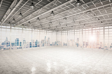 interior empty factory