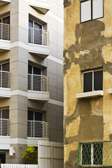 Old Houses after and before Reconstruction