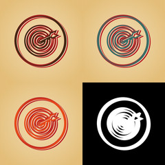 ikona w stylu retro © vempireart