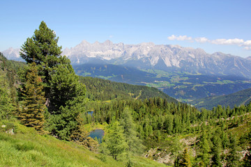 Fototapeta na wymiar Wandern in den Alpen/Schladming