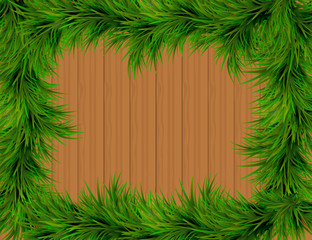 Merry Christmas and Happy New Year  greeting card with Chrirstma