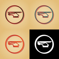 ikona w stylu retro © vempireart