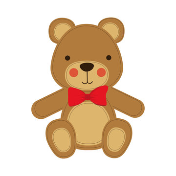 teddy bear icon image vector illustration design 