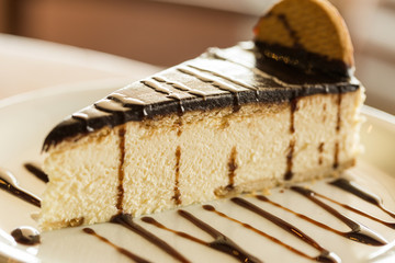 Souffle with chocolate. Dutch Pie.