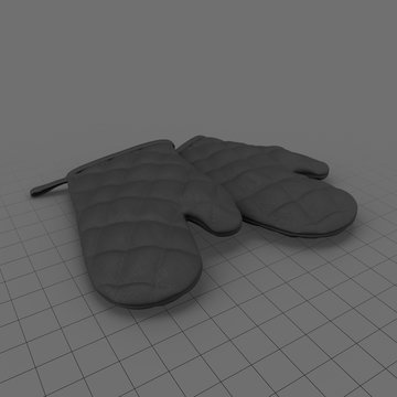 Quilted Oven Mitts