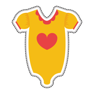 baby onesie icon image vector illustration design 