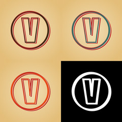 ikona w stylu retro © vempireart