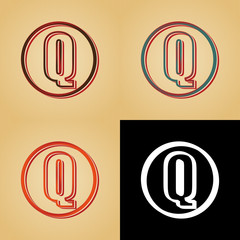 ikona w stylu retro © vempireart