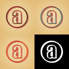 ikona w stylu retro © vempireart