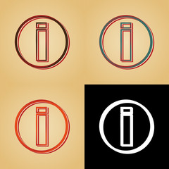 ikona w stylu retro © vempireart