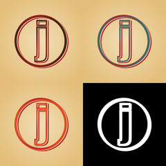 ikona w stylu retro © vempireart