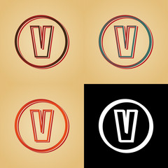 ikona w stylu retro © vempireart