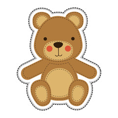 teddy bear icon image vector illustration design 