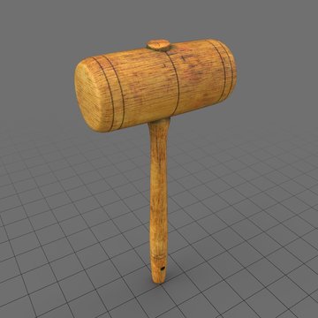 Vintage Wooden Mallet