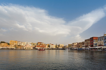Naklejka premium Old town of Chania, Greece