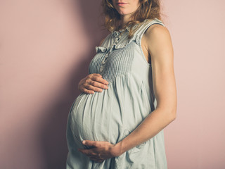 Young pregnant woman