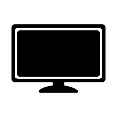 computer monitor icon image vector illustration design 