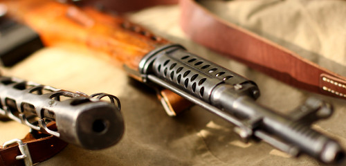 Retro weapon background