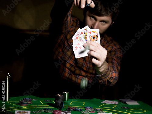 Male poker players