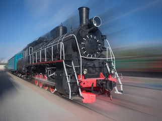 The old steam locomotive