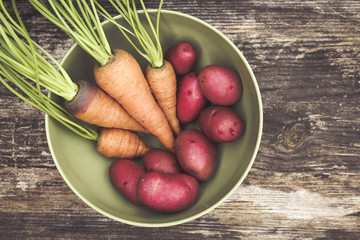 Image of Harvested Kitchen Garden Vegetables
