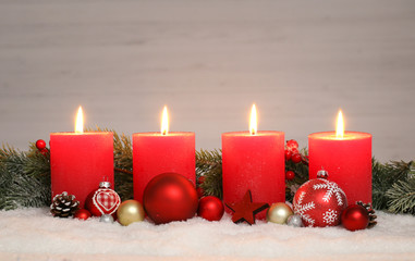 4. Advent / Weihnachten /  Kerzen