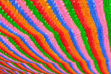 Colorful lanterns background at buddhist temple Seoul Korea