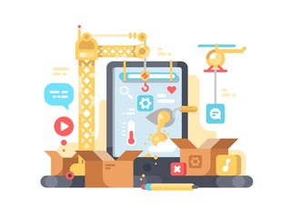 Creation and development of app