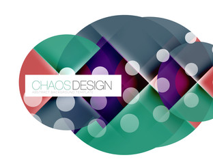 Circle abstract background