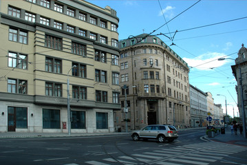 Obraz na płótnie Canvas Bratislava, Slovaquie. Une rue en centre-ville