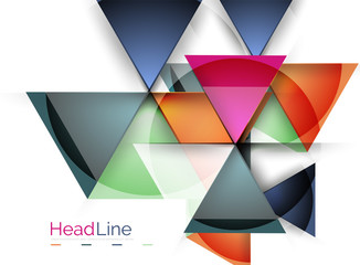 Fototapeta premium Trójkąt abstrakcyjne tło